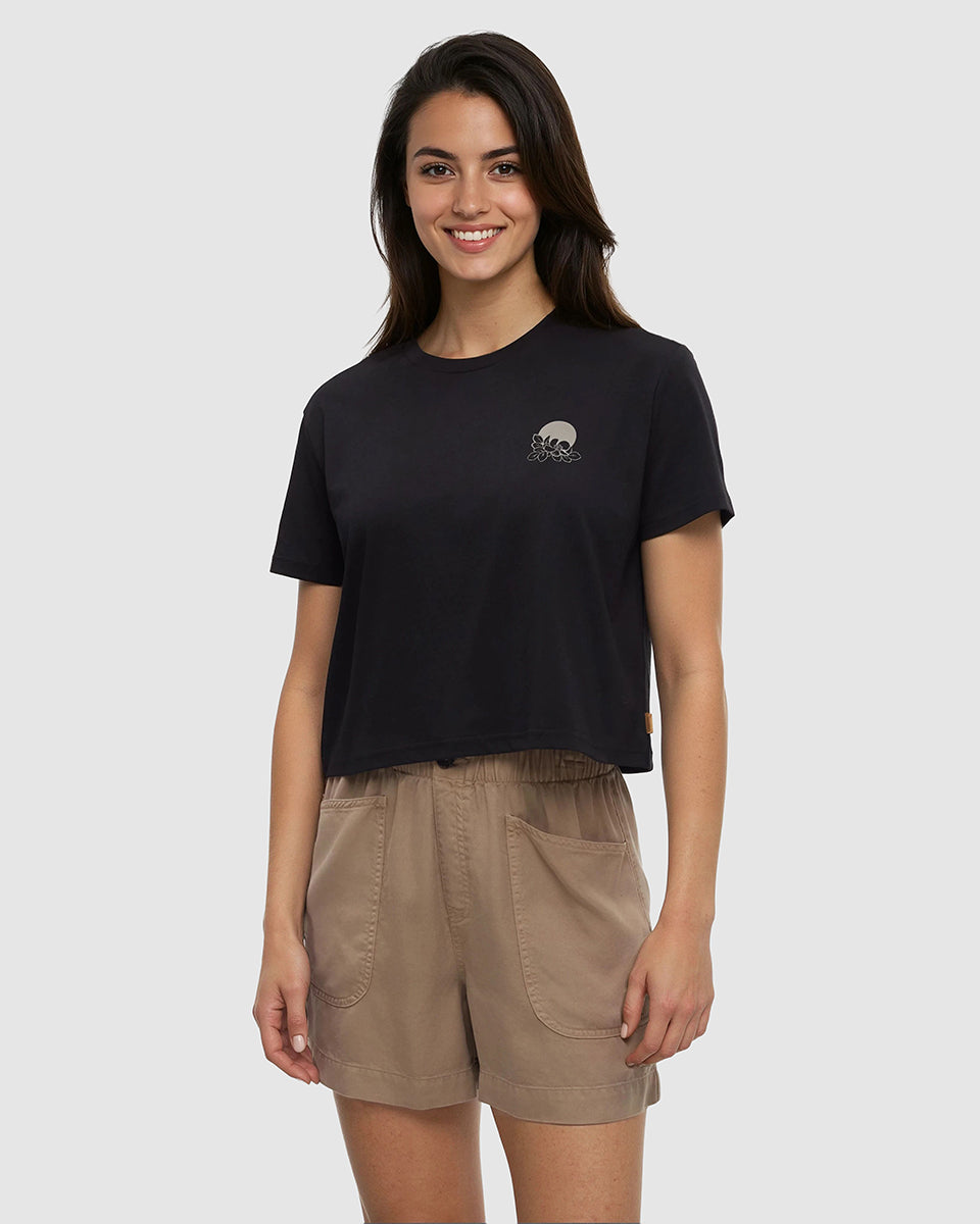 Crop-T-Shirt Wild Rose Lake