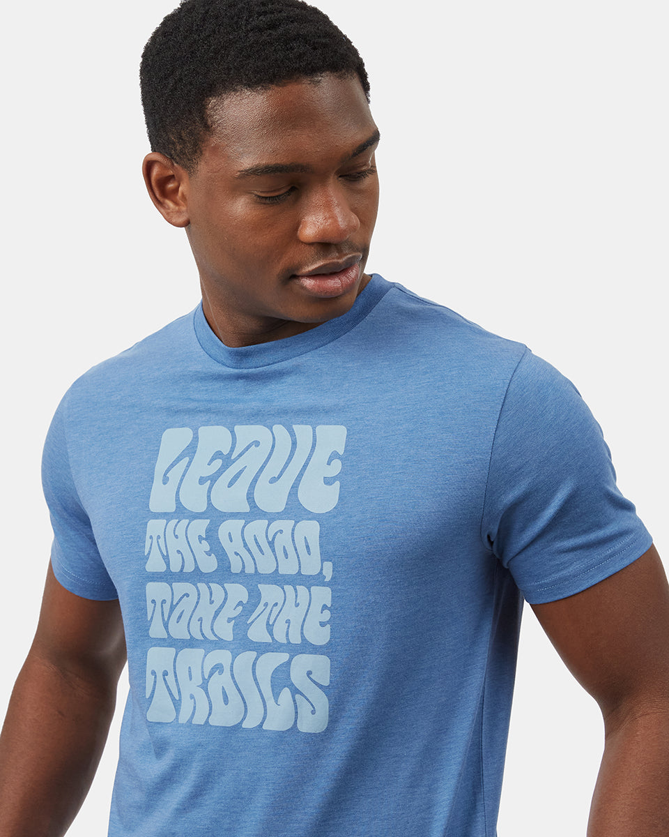 T-Shirt „Leave the Road Take the Trails“