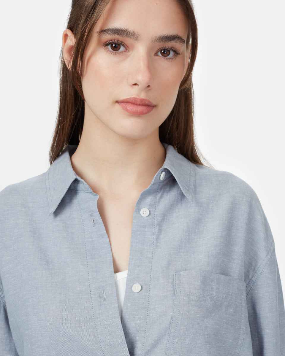 Hemp Button Front Shirt