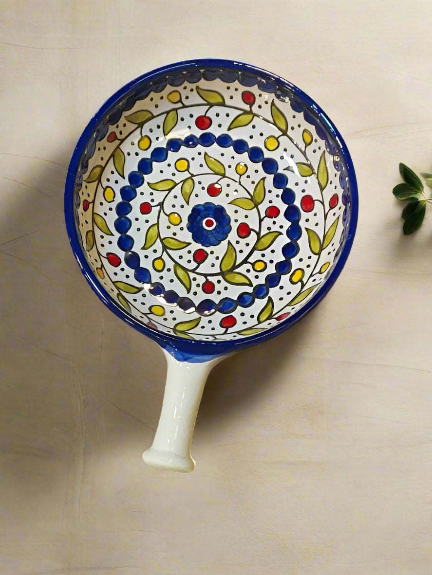 Handgemachte Keramik Servierpfanne 15 cm Vorspeisen- & Snack-Schale Blumen- & verschiedene Designs