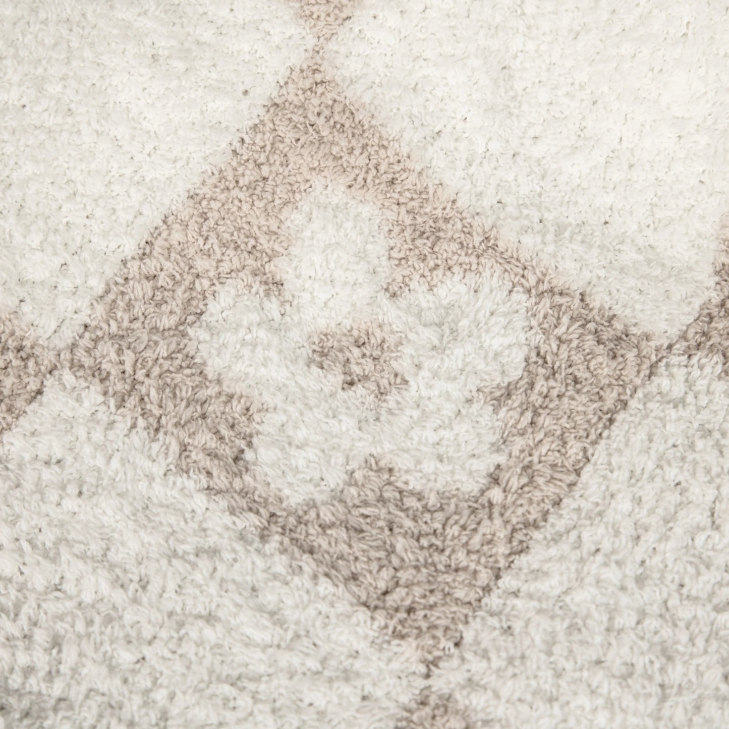 Blushing Beige & White Flower Power Print Kleinkinddecke