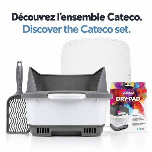 Cateco Odour-Eliminating Litter box - Complete Starter Kit