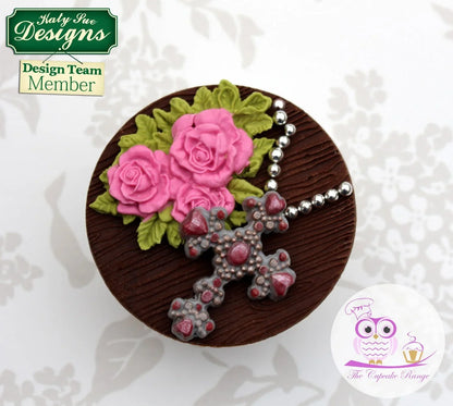 Beaded Cross Silicone Mould