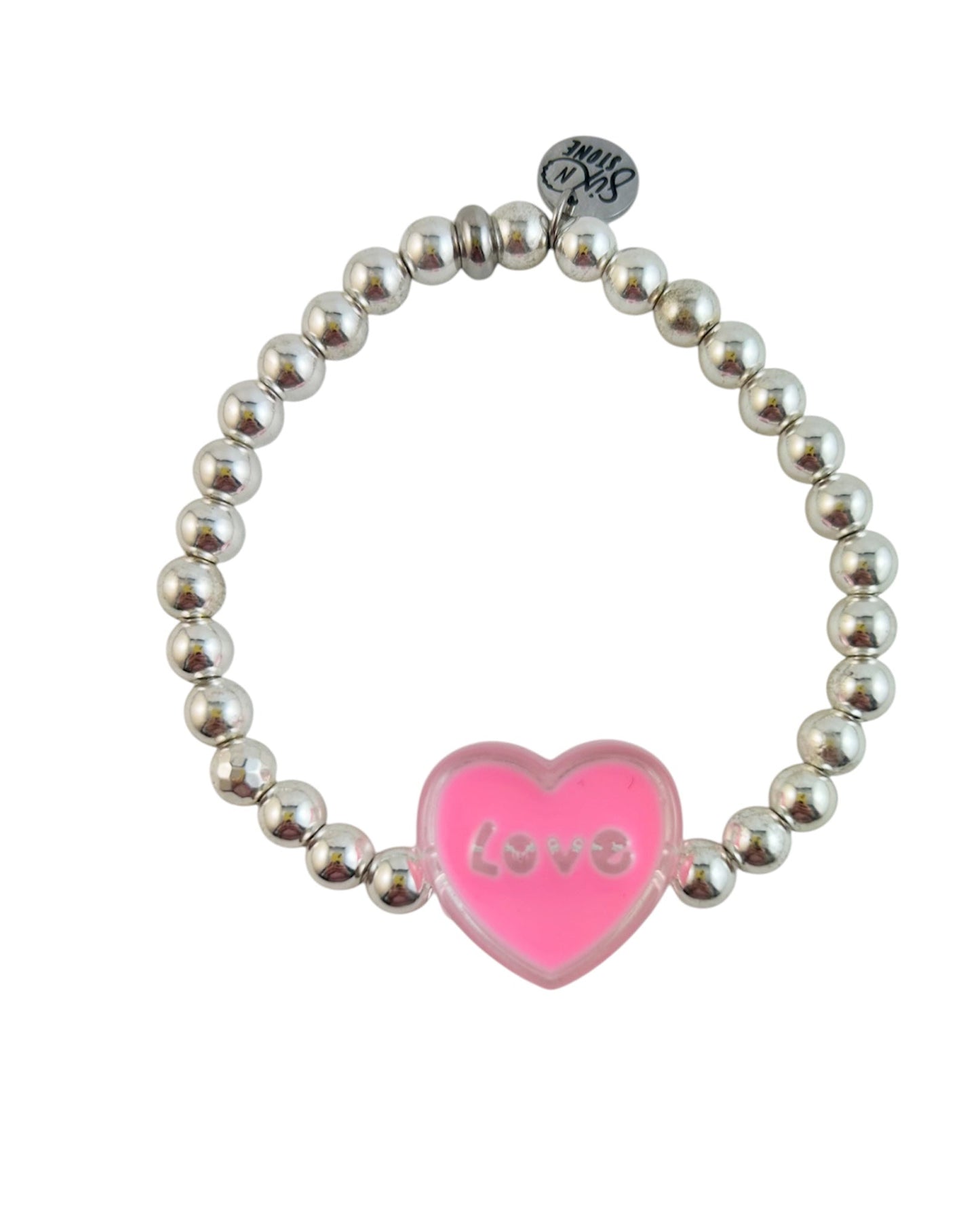 Sweetheart Hematite Bracelets - Mom and Mini