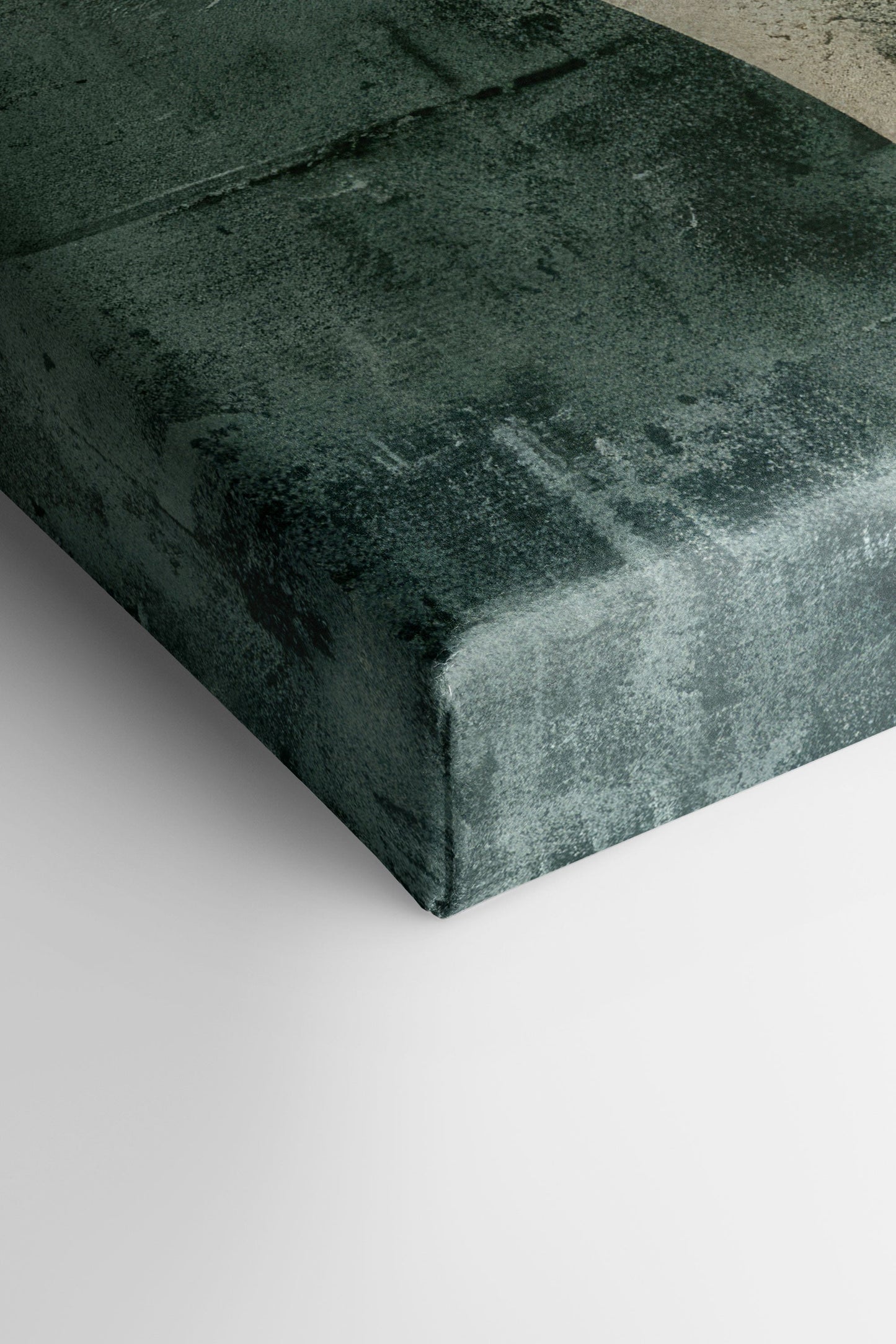 GREEN ELEGANCE TRIO (3 Werke auf gespannter Leinwand)
