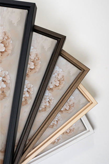 IVORY BLOOMS, Kunstwerk auf gespannter Leinwand