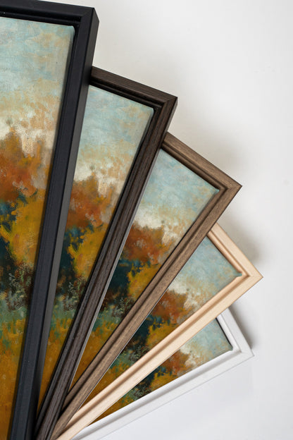 AMBER HILLS, Mischtechnik auf Leinwand