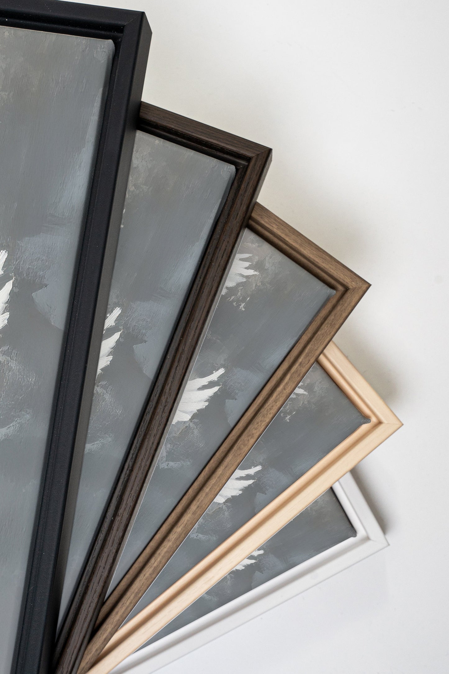 VOILE D'AZUR, Werk auf gespannter Leinwand