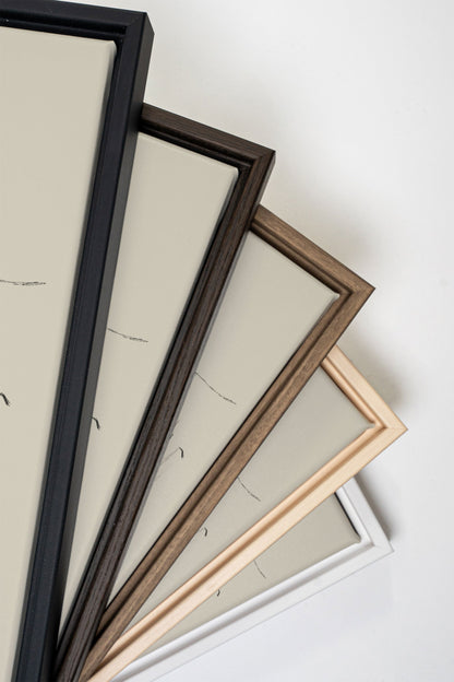 SCHILF IM WIND, Kunst auf gespannter Leinwand