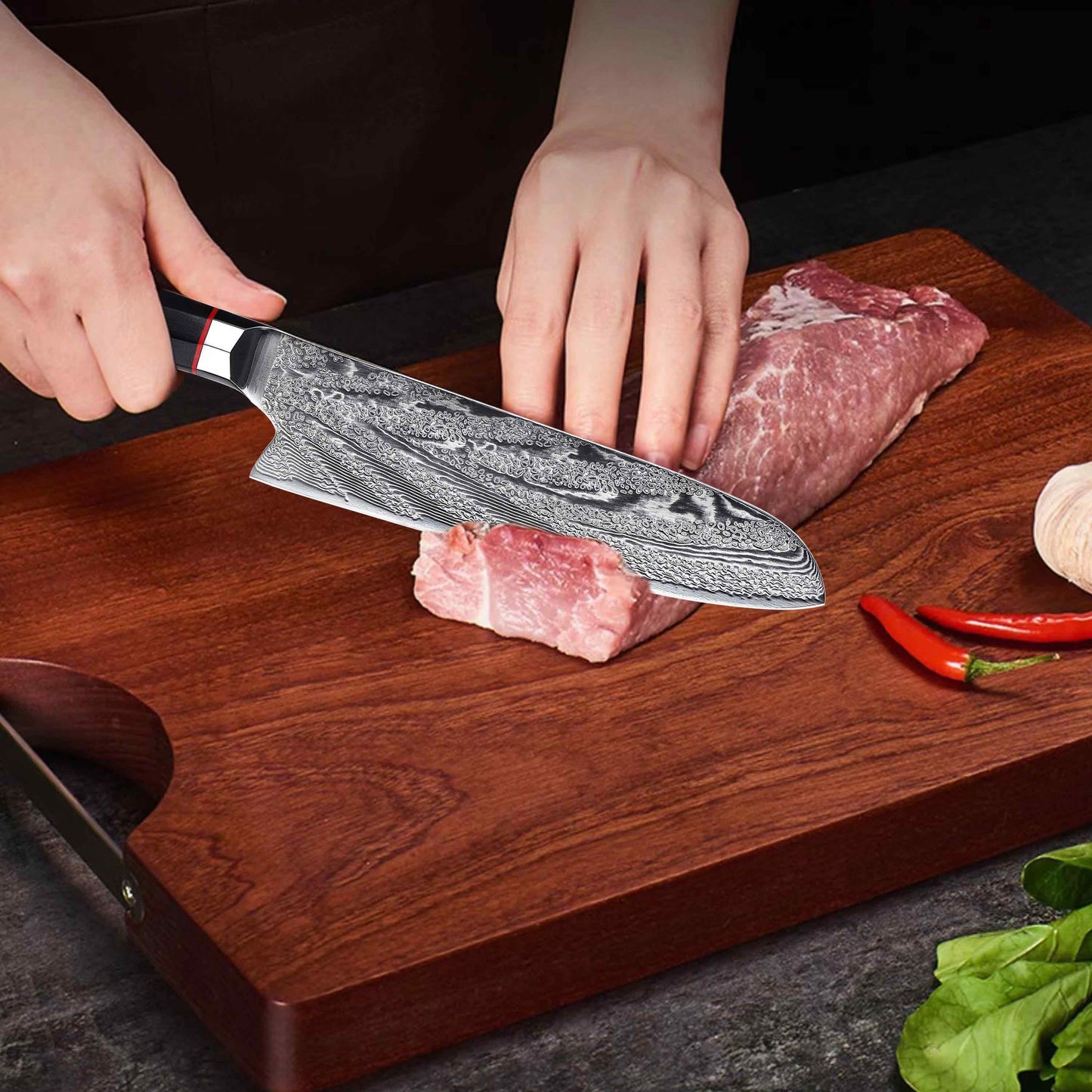 Ginza Pro Junior Schneidebrett - Ebenholz - 45x30x3cm