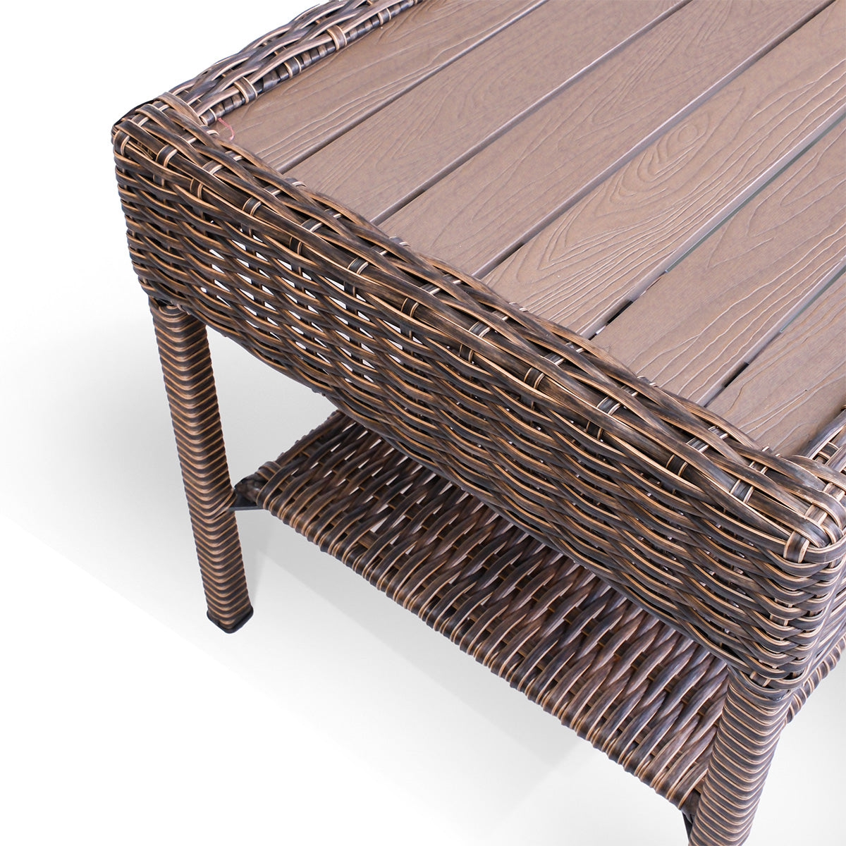 Cambridge Wicker Outdoor End Table - AURABAGS SHOP