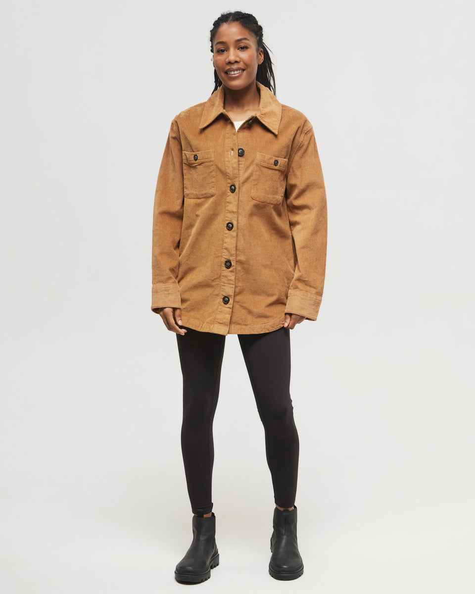 EcoStretch Corduroy Overshirt