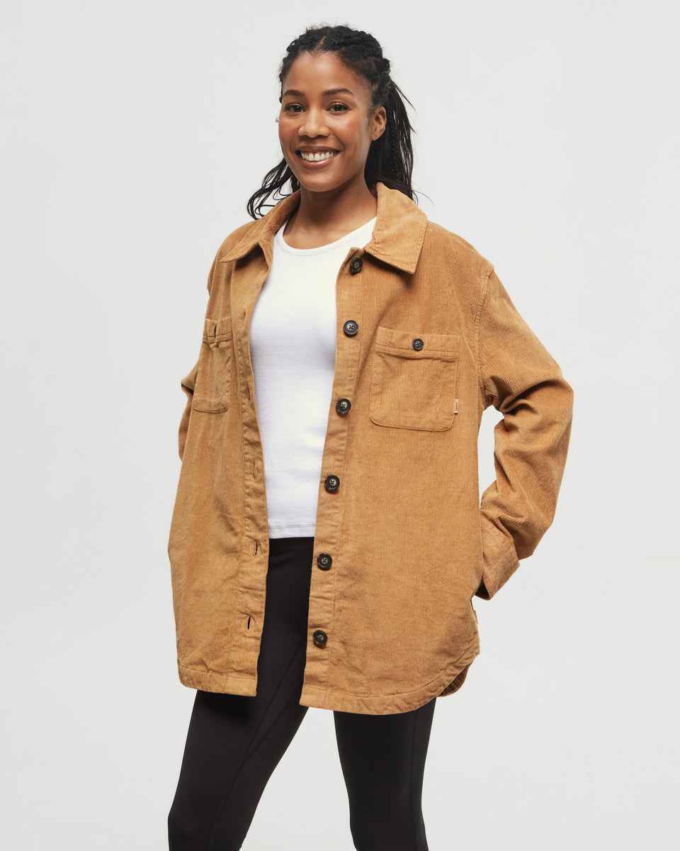 EcoStretch Corduroy Overshirt