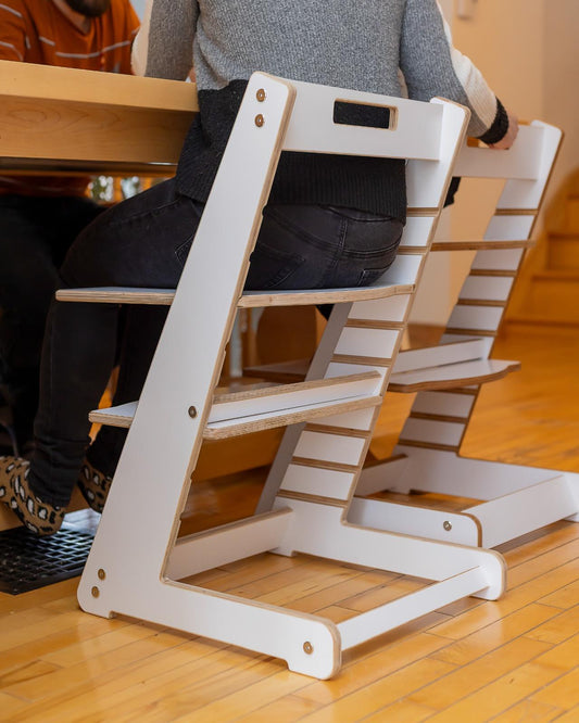 Mitwachsender Holzhochstuhl für Kinder -Le Mini Evolue