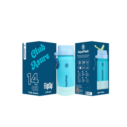 AquaFlask Kids FlipSip Trinkflaschen 414ml (14oz)