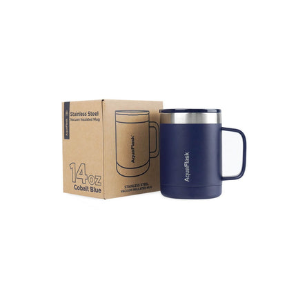 Aquaflask Thermobecher isoliert mit Deckel und Henkel 415ml (14 oz)