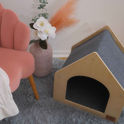 The Noba Cottage Scratchable Cat House