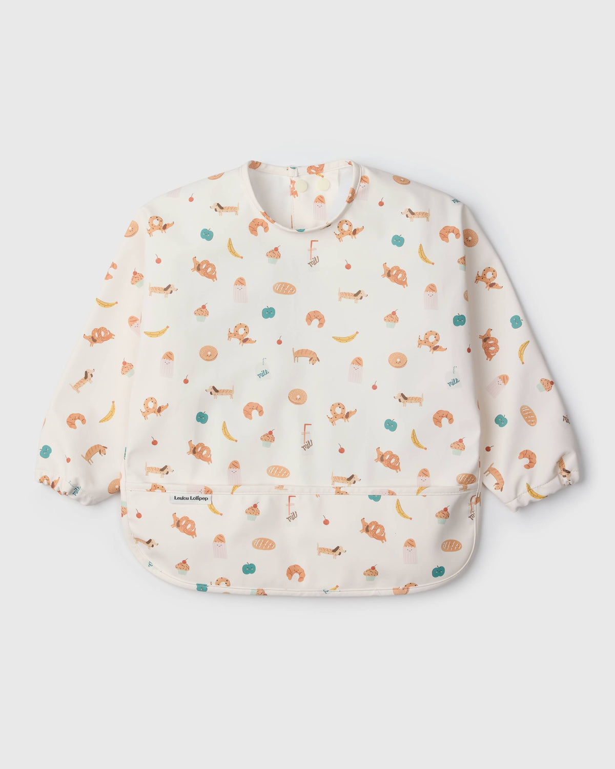 Long Sleeve Bib - French Breakfast