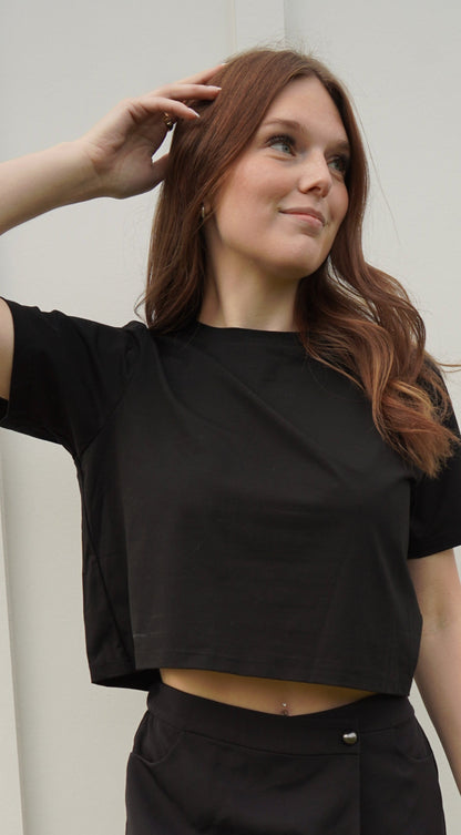 Crop top - Noir