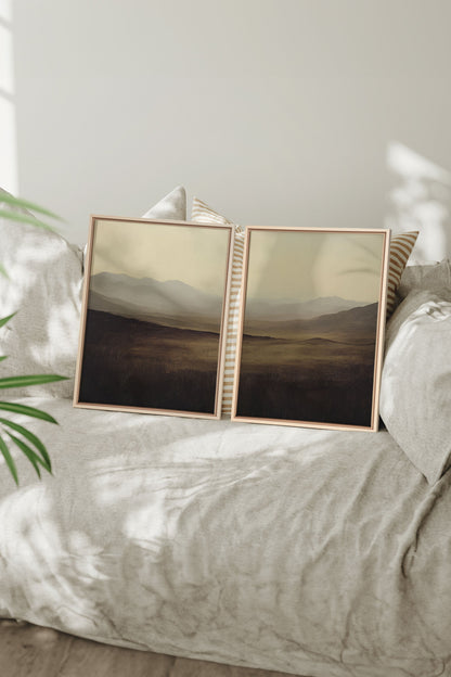 FERNE TRÄUME DUO (2 Werke auf gespannter Leinwand)
