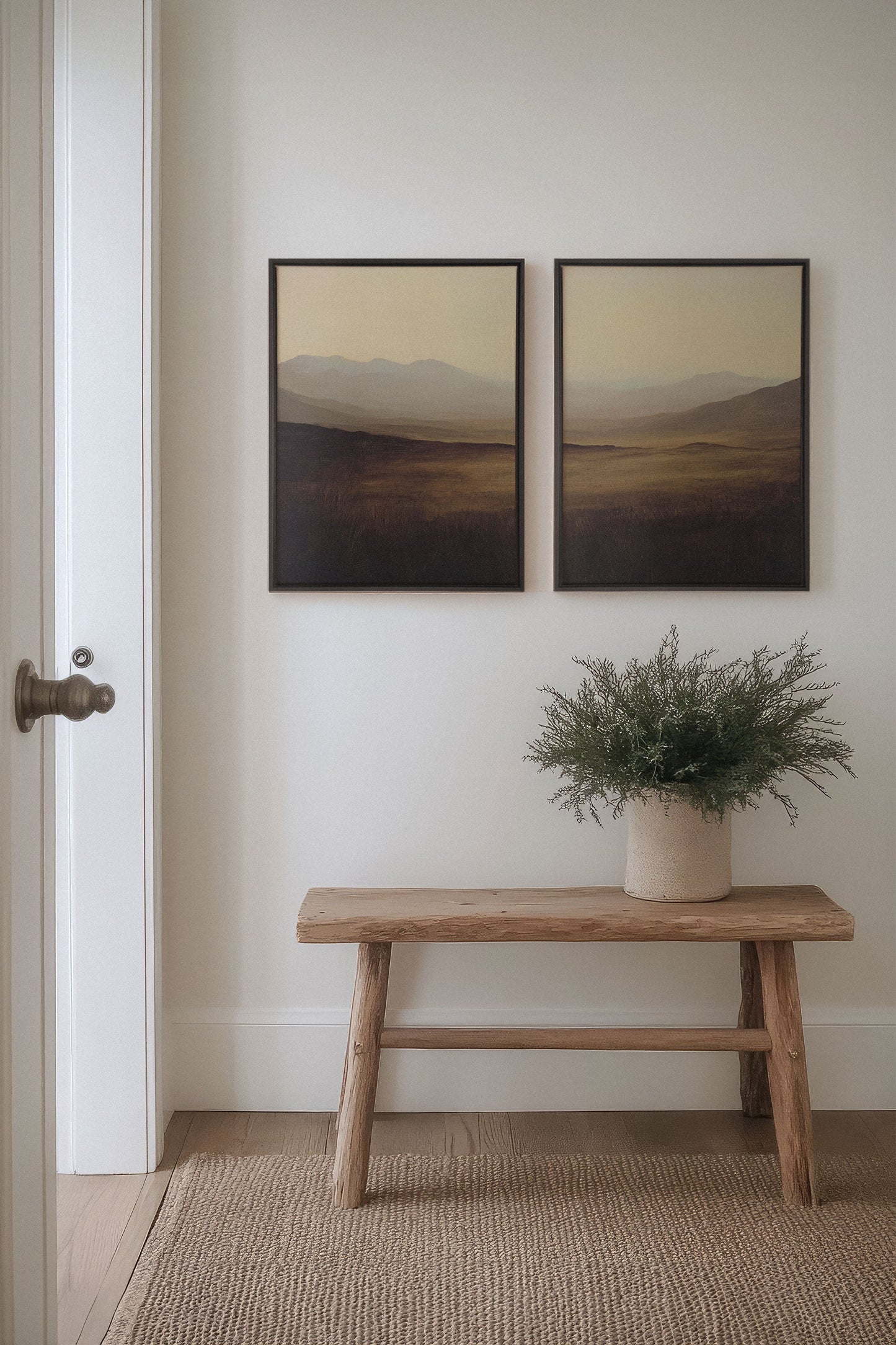 FERNE TRÄUME DUO (2 Werke auf gespannter Leinwand)