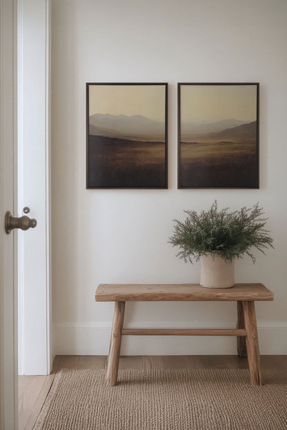 FERNE TRÄUME DUO (2 Werke auf gespannter Leinwand)