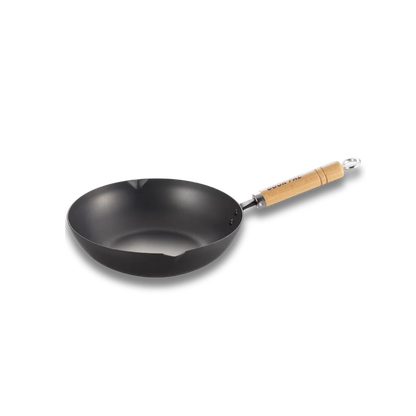 YOSHIKAWA COOK-PAL REN TIEFE PFANNE 20CM – KOHLENSTOFFSTAHL, JAPAN
