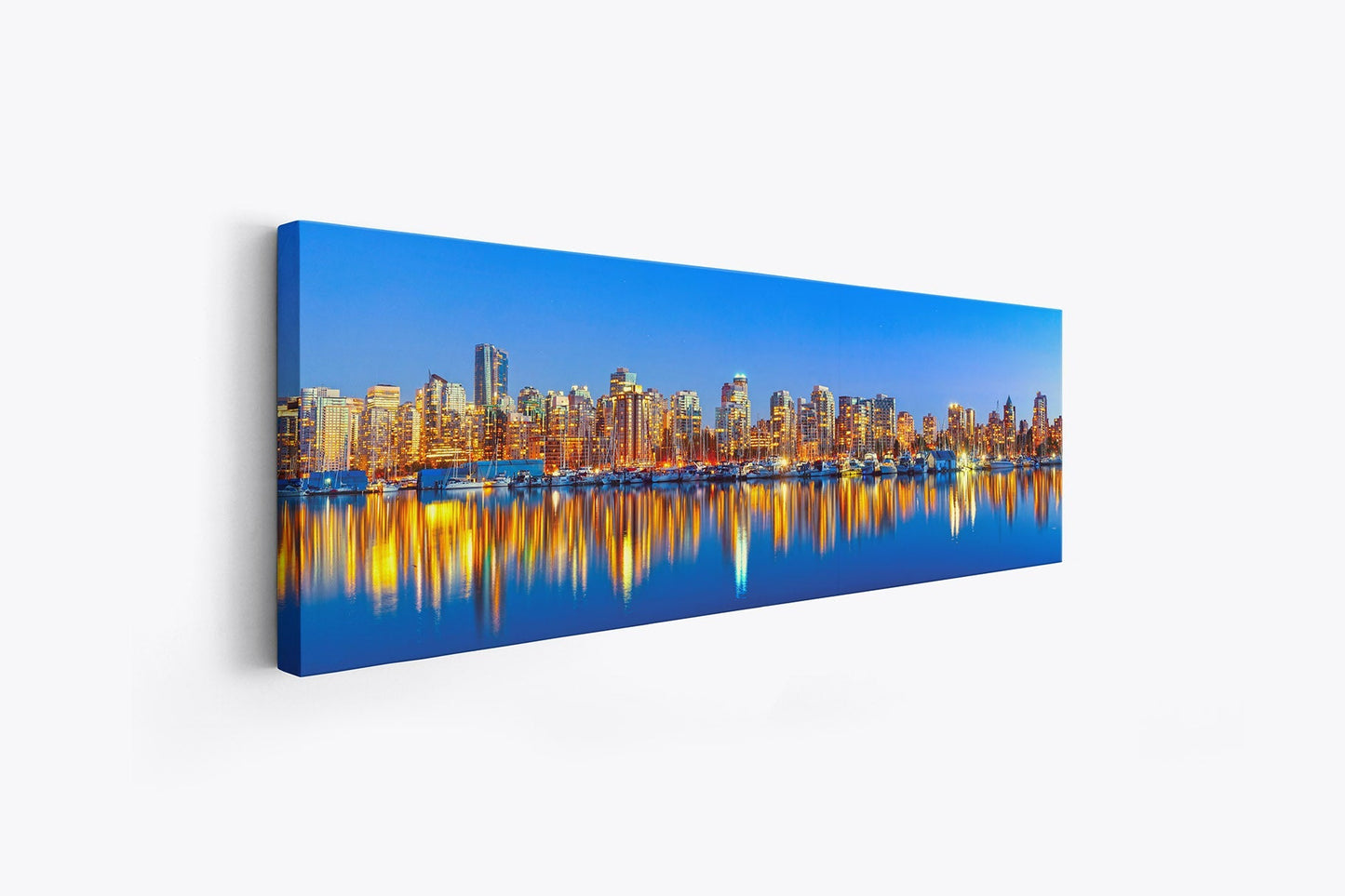 Downtown Vancouver bei Sonnenuntergang – Skyline Wandbild