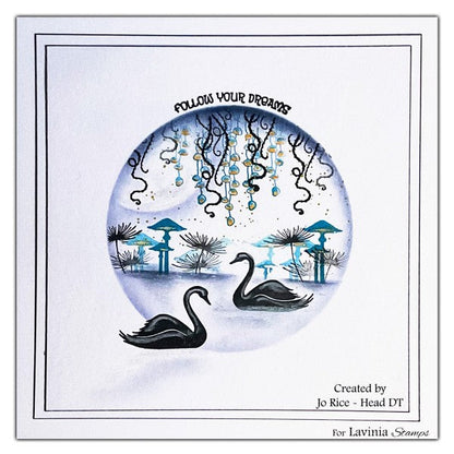 Lavinia Stamp - Swans
