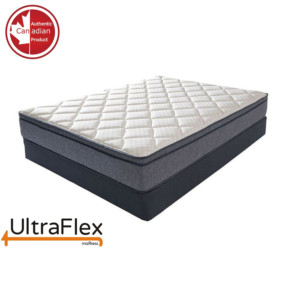 UltraFlex® DELIGHT – Erweiterte orthopädische Unterstützung, hochdichter druckentlastender Schaumstoff, mehrfache Haltungsunterstützung der Wirbelsäule, Bewegungstransfertaschen, CoolGel umweltfreundliche Matratze (Hergestellt in Kanada)