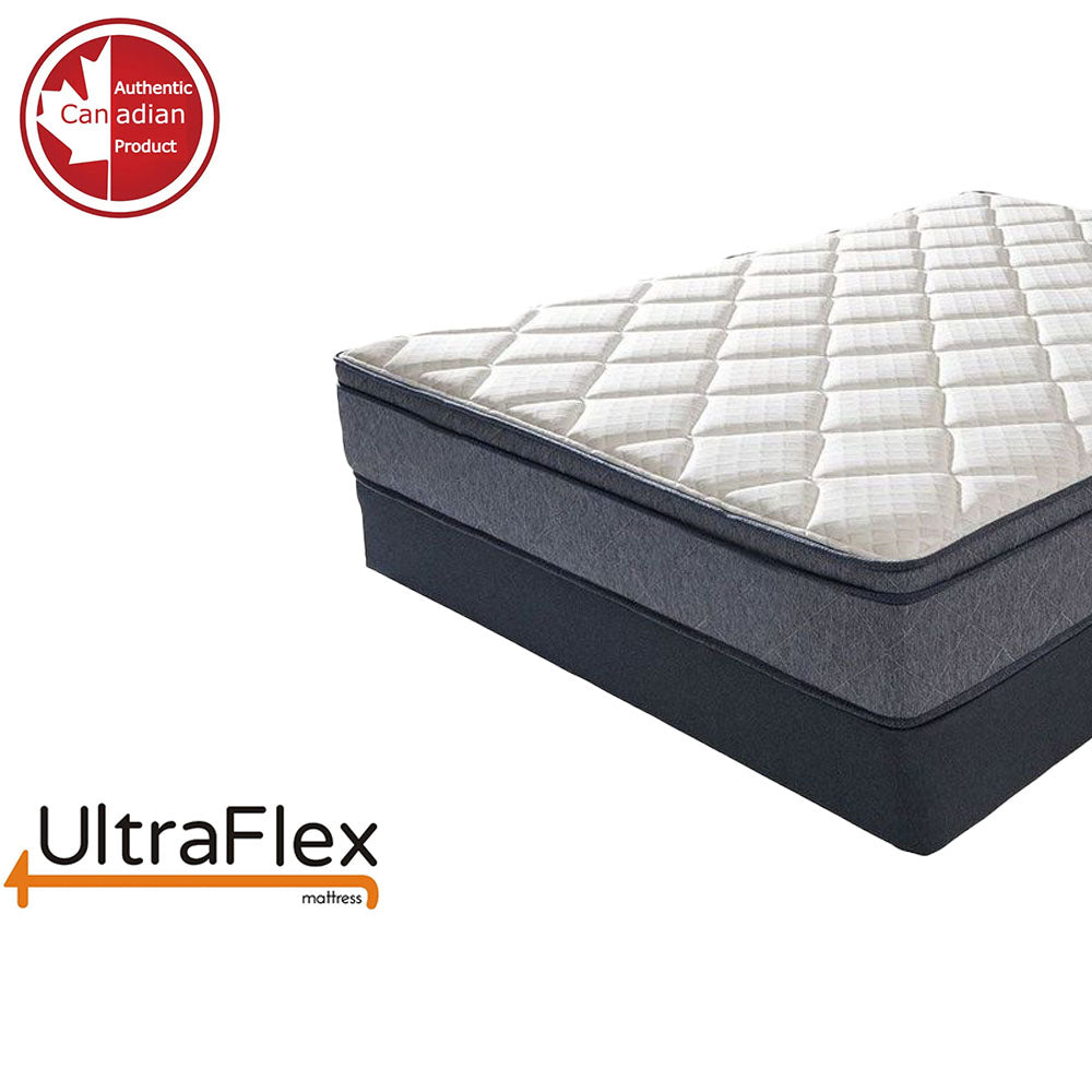 UltraFlex® DELIGHT – Erweiterte orthopädische Unterstützung, hochdichter druckentlastender Schaumstoff, mehrfache Haltungsunterstützung der Wirbelsäule, Bewegungstransfertaschen, CoolGel umweltfreundliche Matratze (Hergestellt in Kanada)