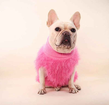 BlushCloud Fuzzy Dog Sweater | Cozy Plush Dog Sweater