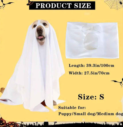 Ghost Dog Costume | Halloween Dog Costume