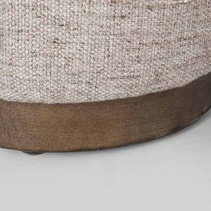 Polsterbett Faye mit geschwungenem Kopfteil – Perfect Taupe