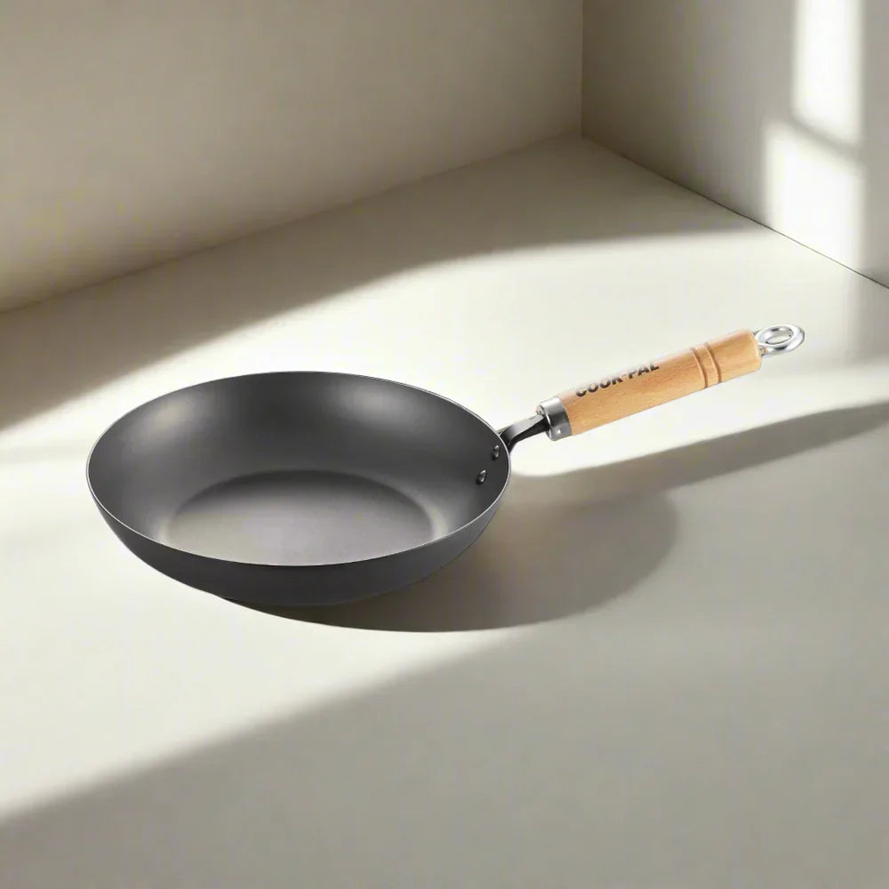 Yoshikawa Cook-Pal Ren Japanische Karbonstahl-Bratpfanne 16cm