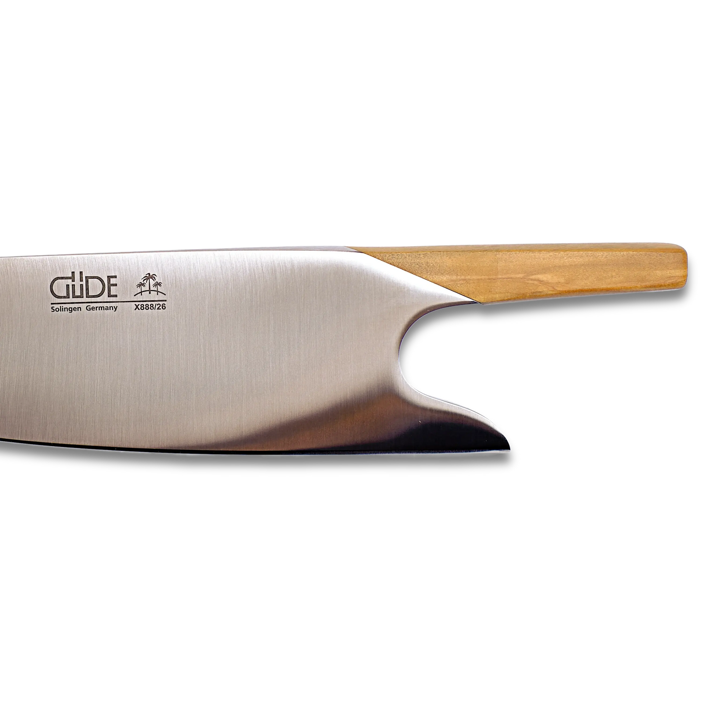 DAS MESSER | Klingenlänge 25,4 cm | Geschmiedeter Stahl | Olivenholzgriff