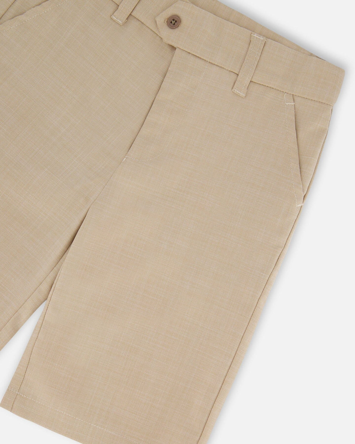 Slant Pocket Bermuda Shorts Light Taupe
