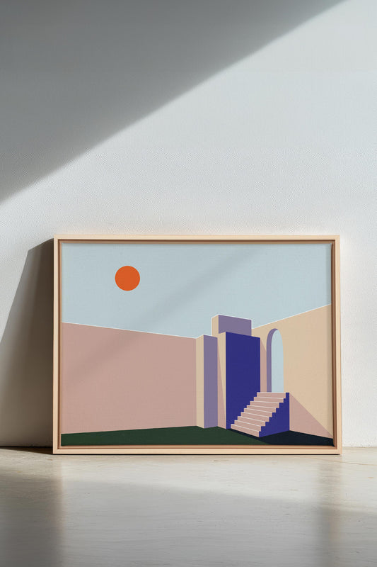GEOMETRIE, Mischtechnik auf Leinwand