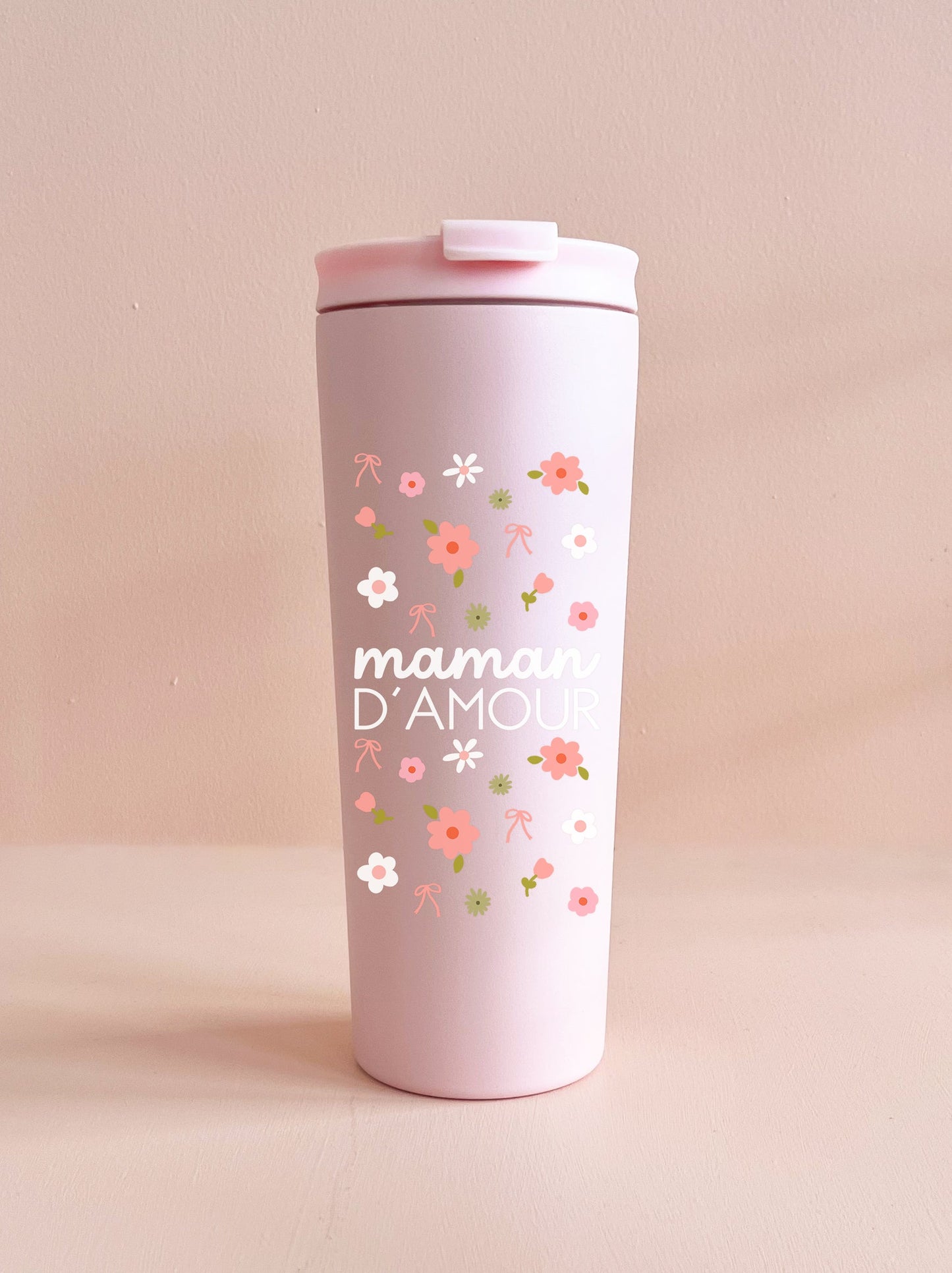 24oz Thermobecher – Rosa – Mama der Liebe