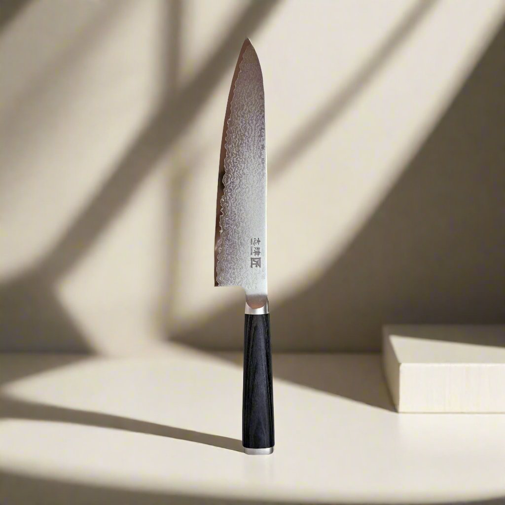 Miyako SUS 210mm Gyuto Messer | 33-Lagen Damaststahlklinge – Hergestellt in Japan