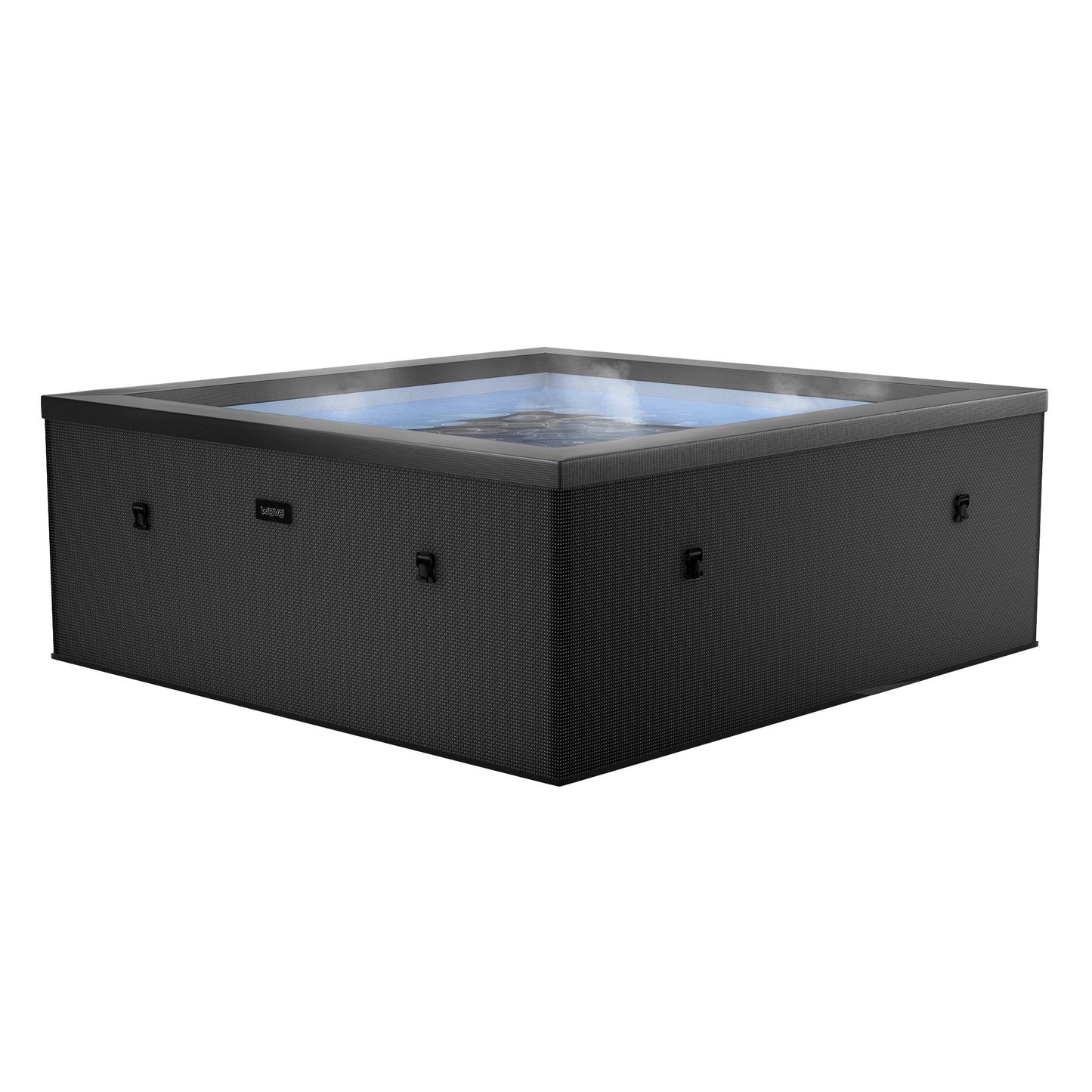 Wave | Garda | 4/6-Personen Öko-Schaum-Whirlpool | Quadratisch | Integrierte Heizung