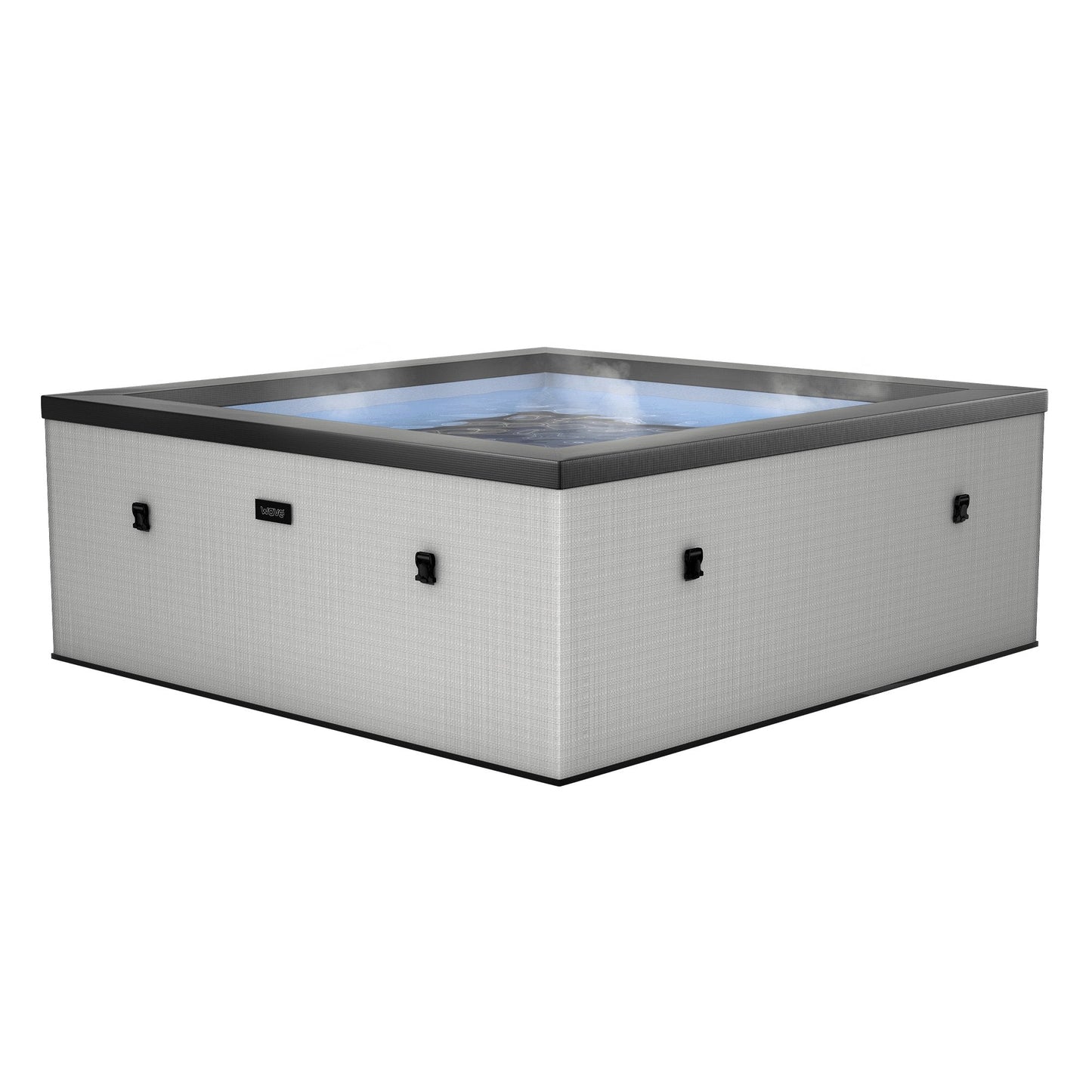 Wave | Garda | 4/6-Personen Öko-Schaum-Whirlpool | Quadratisch | Integrierte Heizung