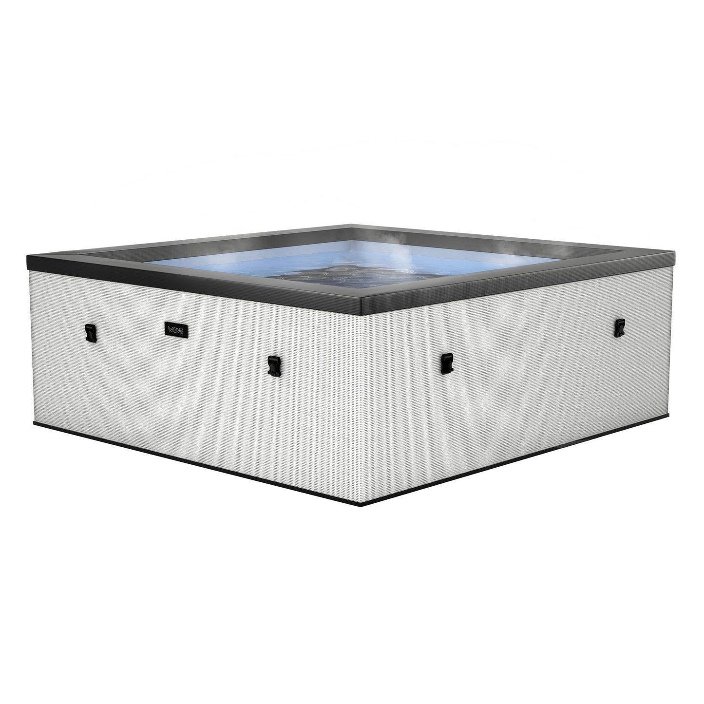Wave | Garda | 4/6-Personen Öko-Schaum-Whirlpool | Quadratisch | Integrierte Heizung