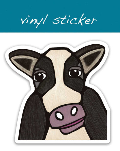 Vinyl Aufkleber - Gertie die Kuh
