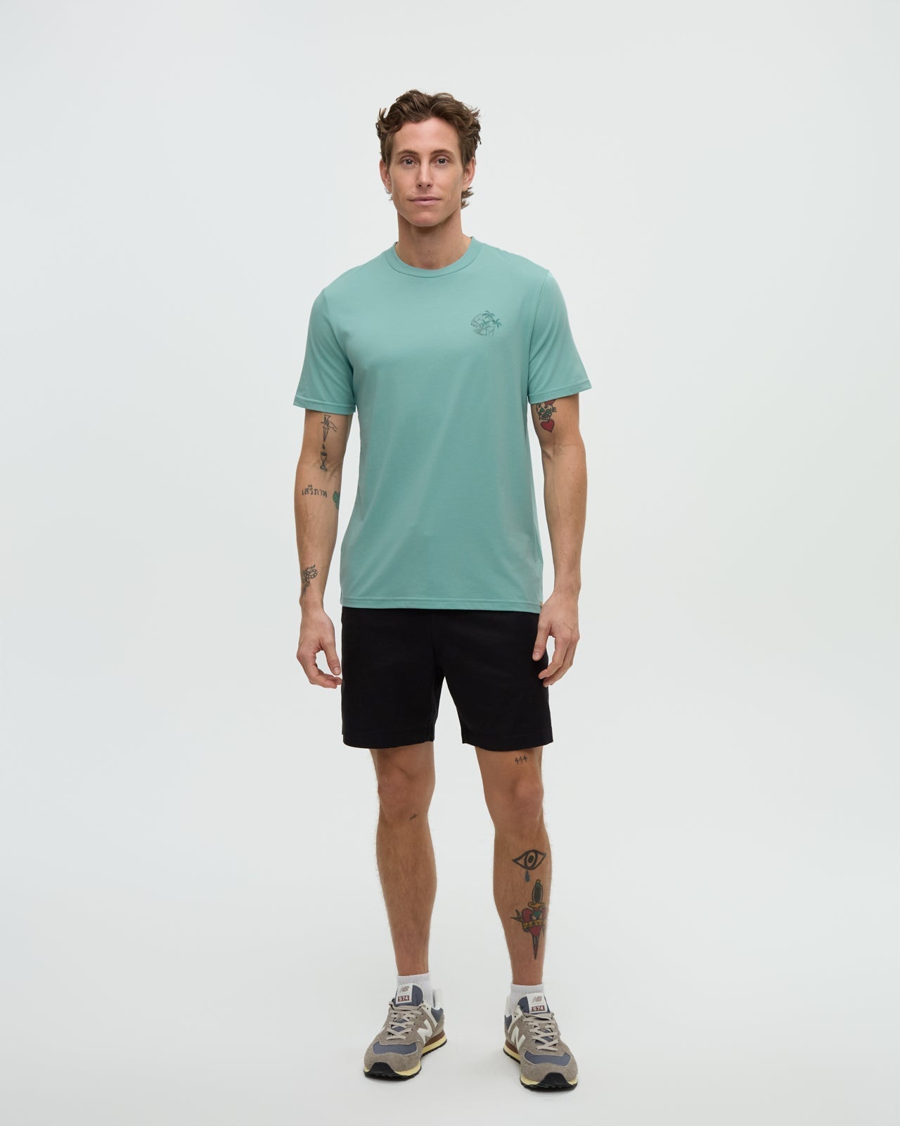 Haiti Palmen-Overlay T-Shirt