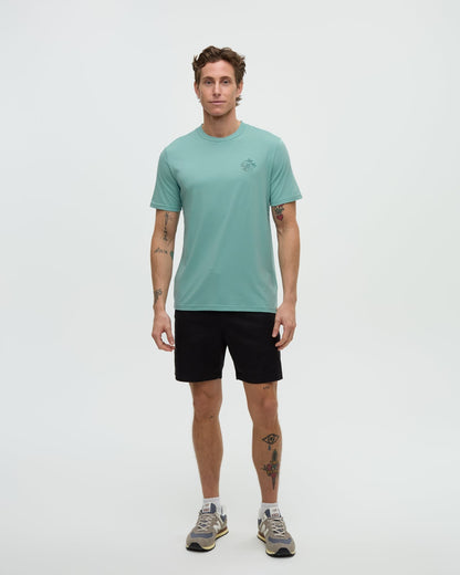 Haiti Palmen-Overlay T-Shirt