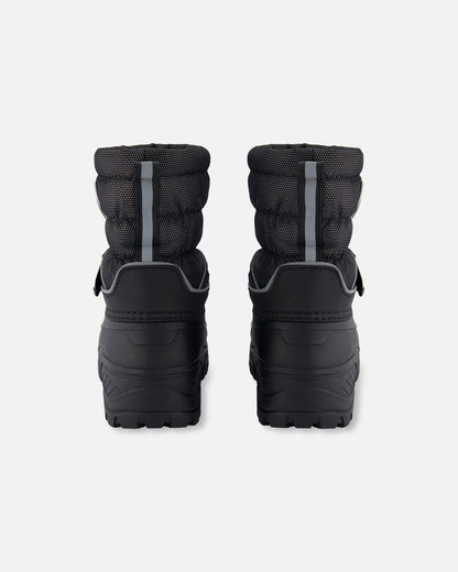Winter Boots Solid Black