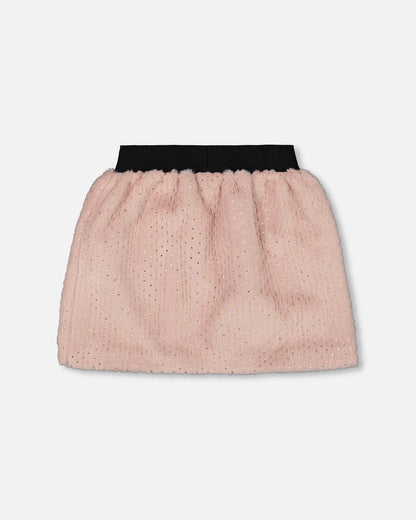 Fake Fur Skirt Pink