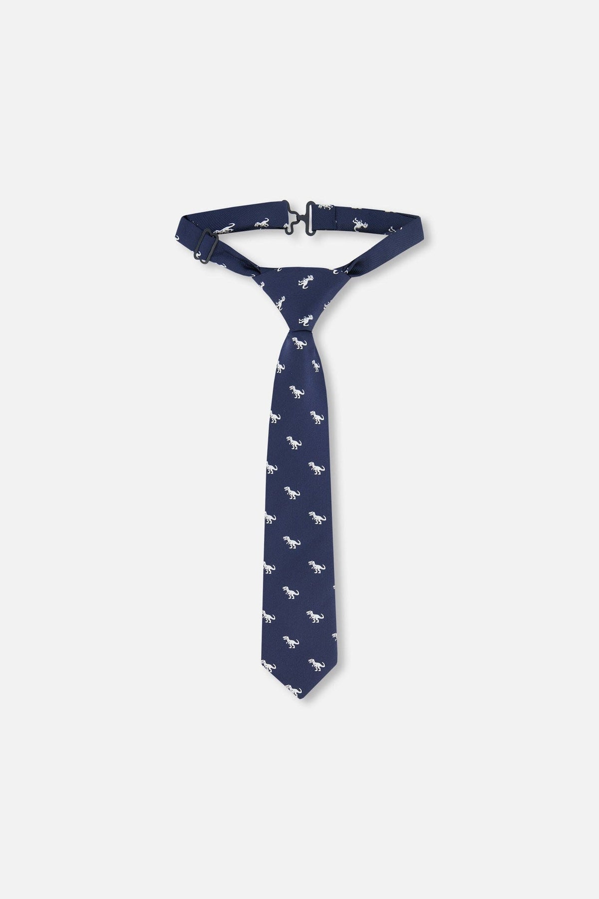 Neck Tie Blue Dino Print