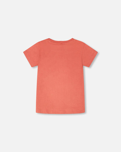 Organic Cotton Short Sleeve T-Shirt Brick